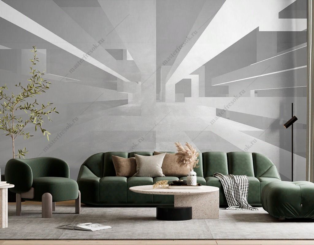 Фотообои Расщиряющая геометрия  10-989