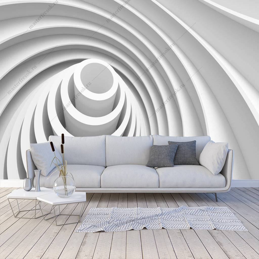 Фотообои 3д волнообразная пирамида  10-823