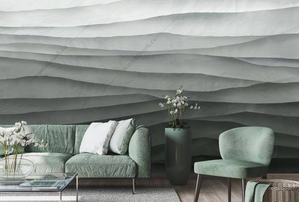 Фотообои Волны геометрия  9-1250