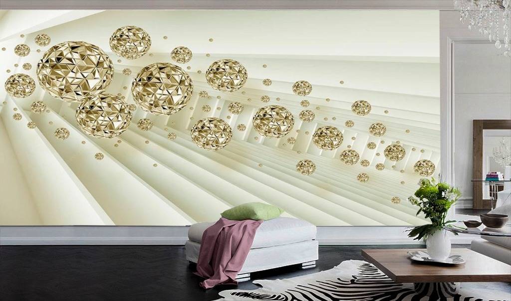 Фотообои Золотые шары  15-731