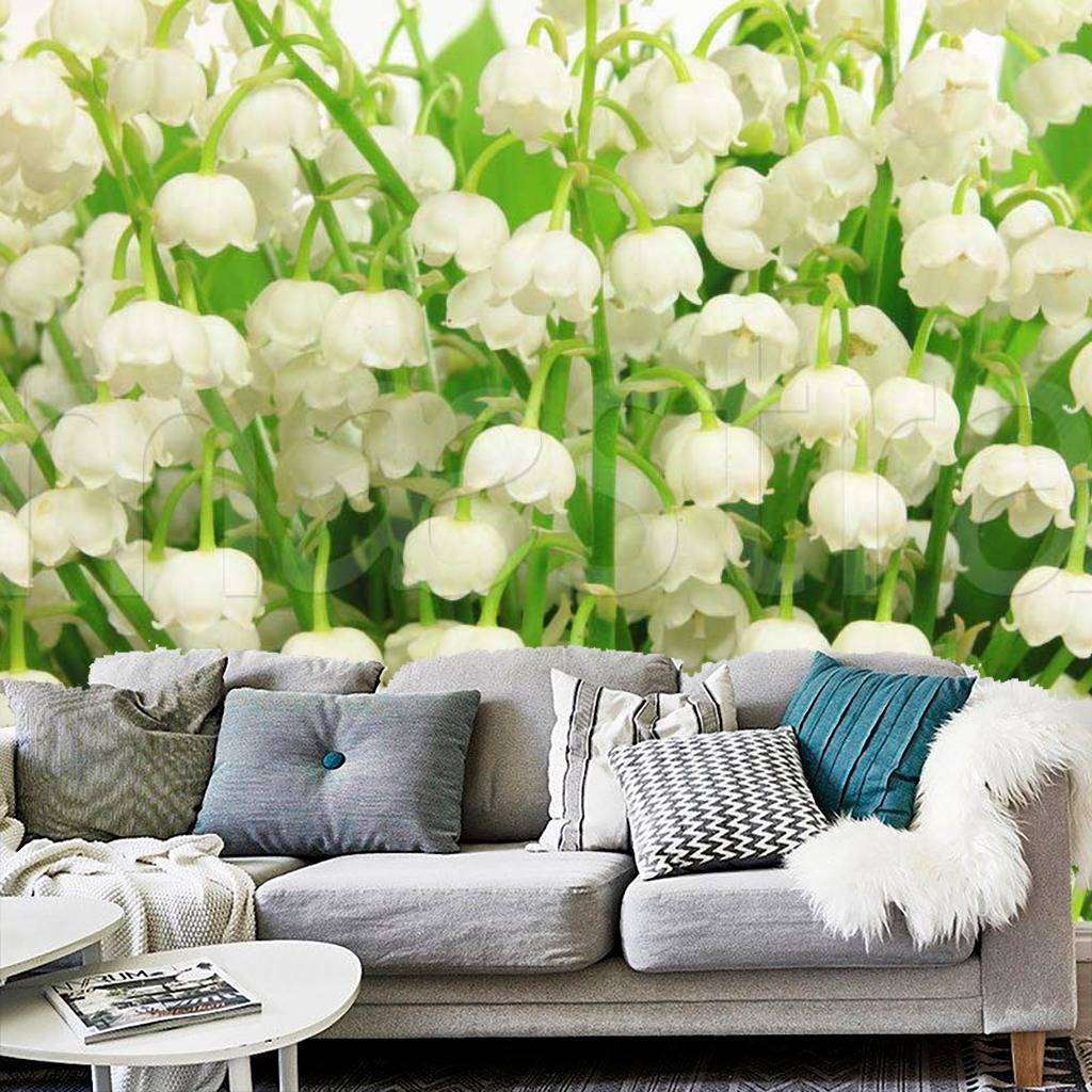 Фотообои Белые ландыши  9-065