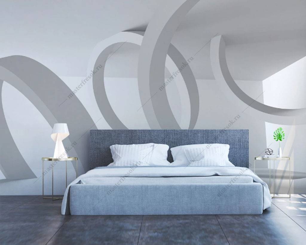 Фотообои Объемные круги  15-820