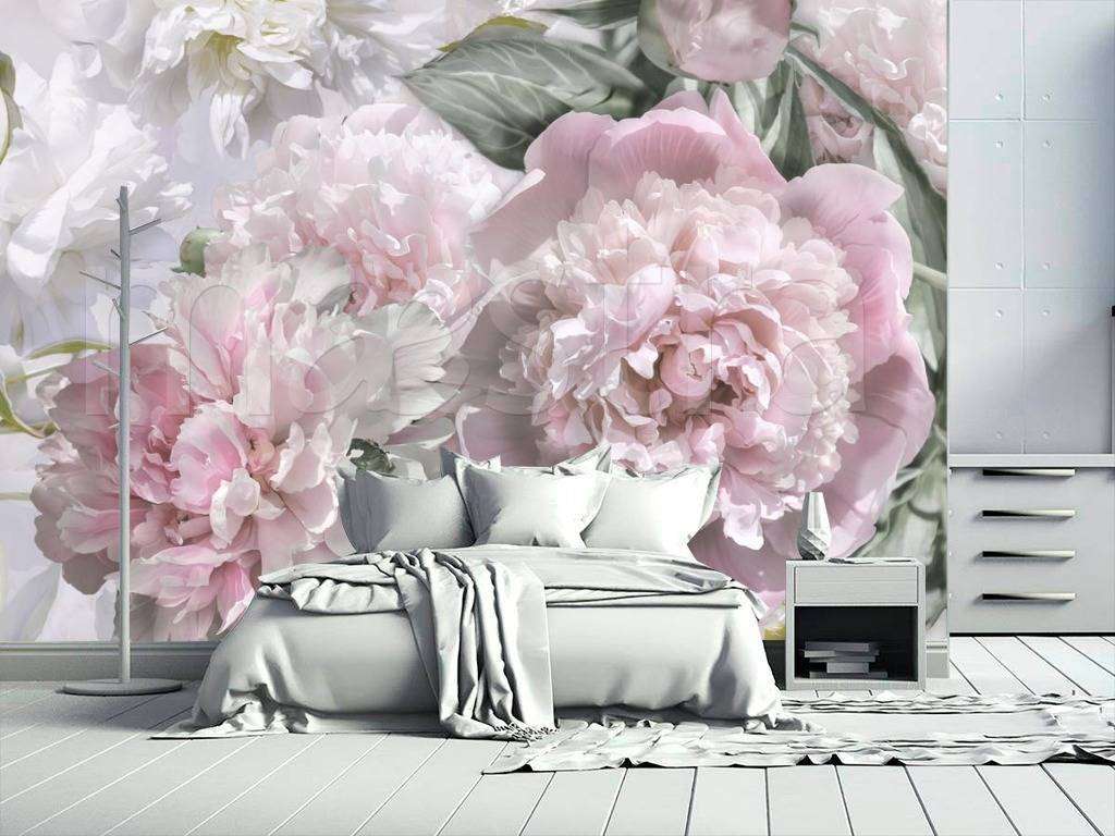 Фотообои Букет светлых пионов  7-928