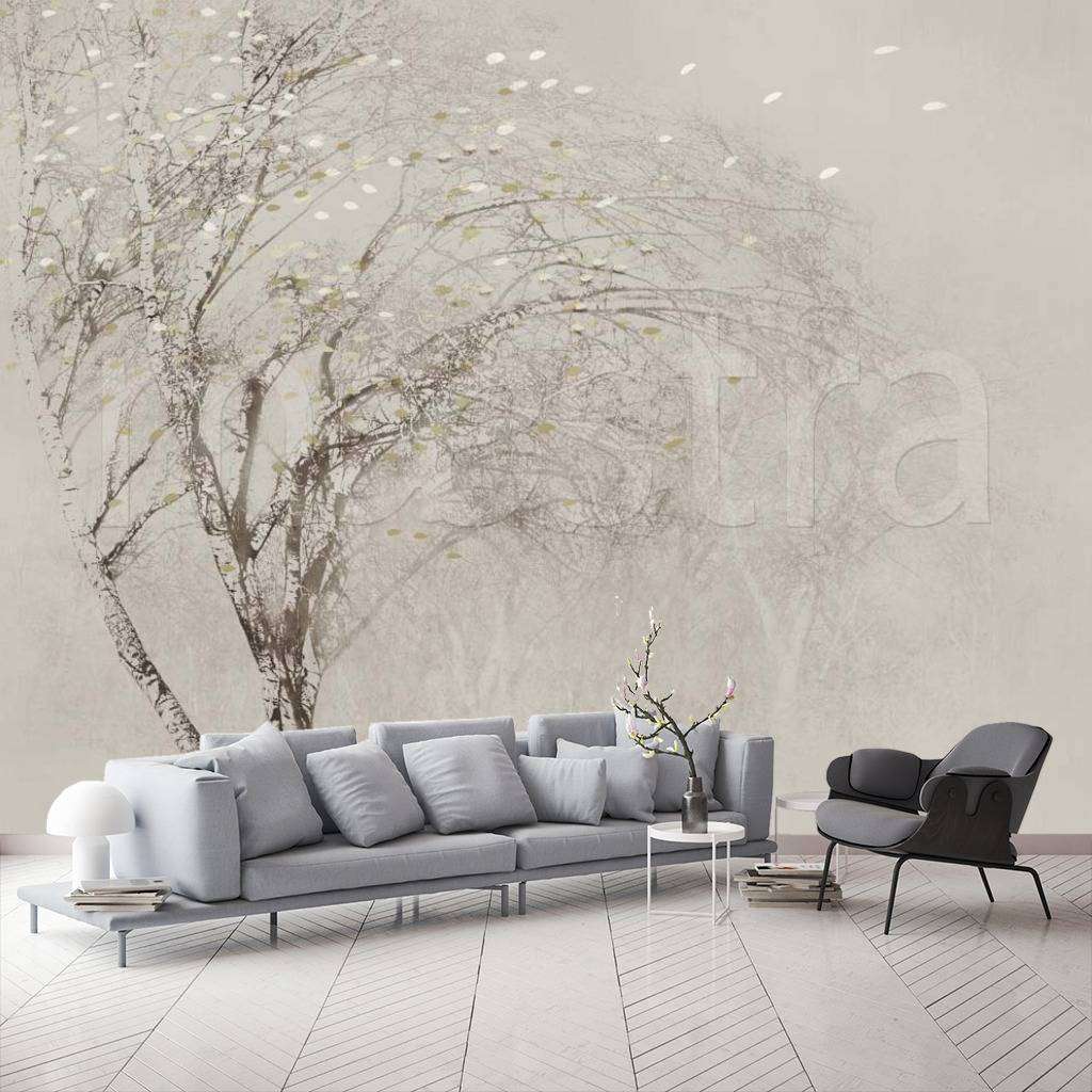 Фотообои Дерево играет с ветром  7-686