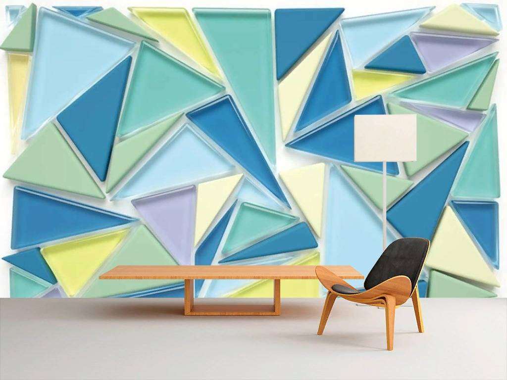 Фотообои в интерьере 3д хрустальная мозаика  15-435 фото