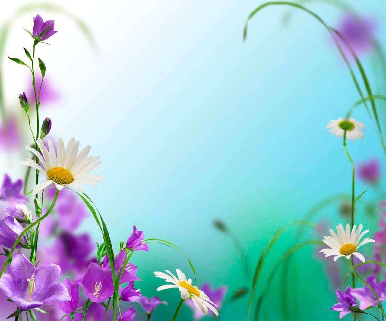 Фотообои в интерьере полевые сиреневые цветы  4-085 фото