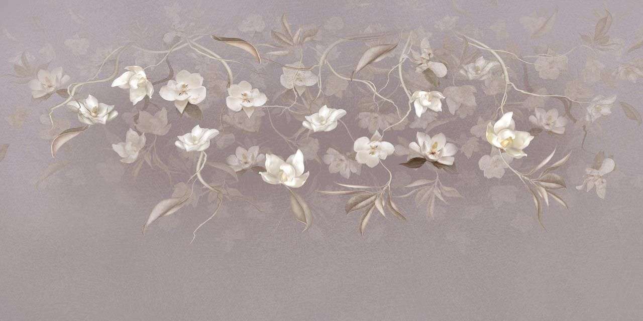 Фотообои в интерьере маленькие розочки 3д  13-426 фото