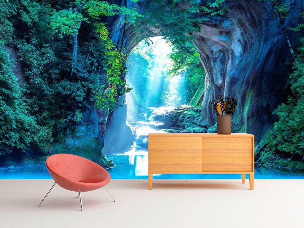 Фотообои Водопад Чиба  9-1595