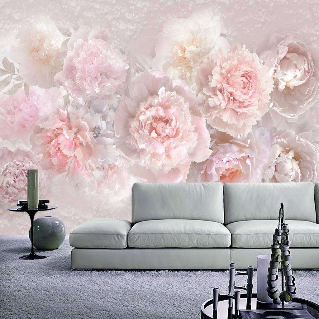 Фотообои Бесшовные обои на стену:  Нежные розы. Артикул: 13-085  