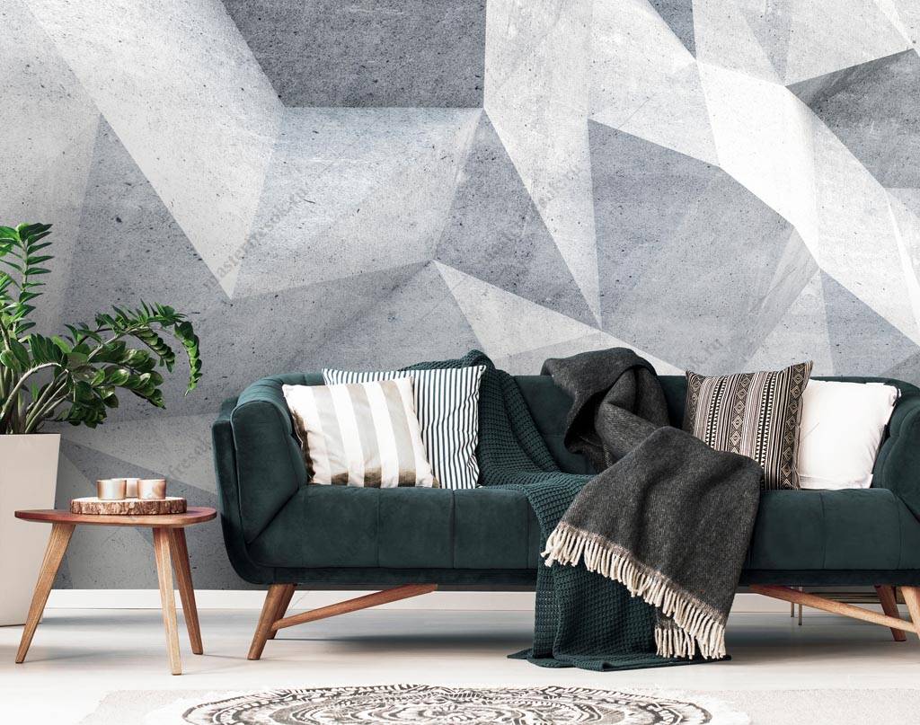 Фотообои Геометрическая стена  9-1290