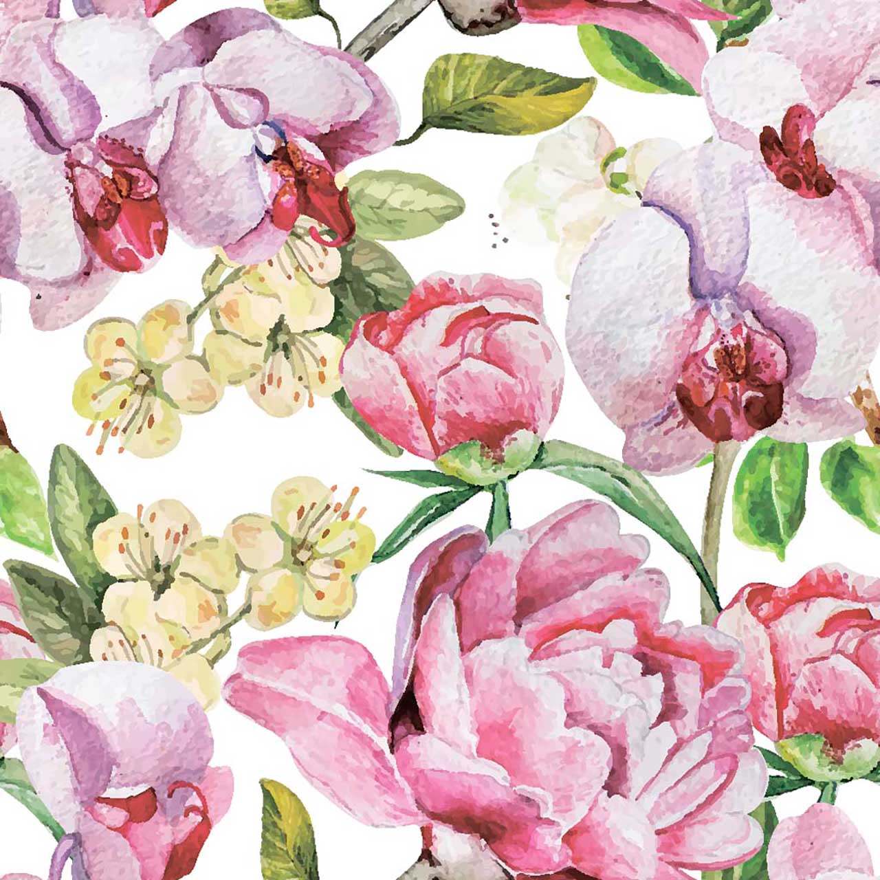 Фотообои в интерьере розовые цветы обои на стену  9-088 фото