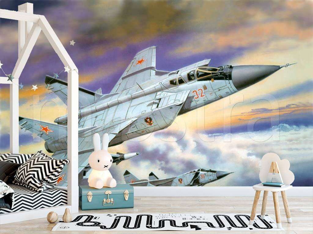 Фотообои Самолет на взлете  4-391