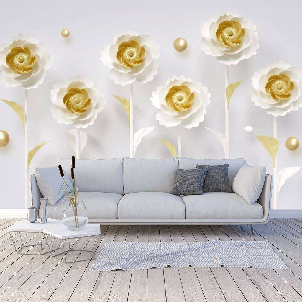 Фотообои 3D цветы  15-598