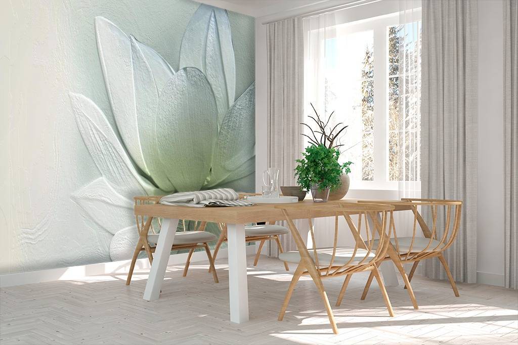 Фотообои 3d абстракция цветок  15-386