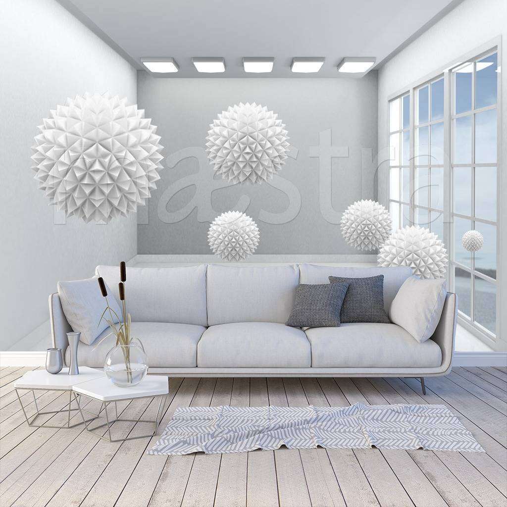 Фотообои Бесшовные обои на стену:  3д шары в тоннеле. Артикул: 10-568  