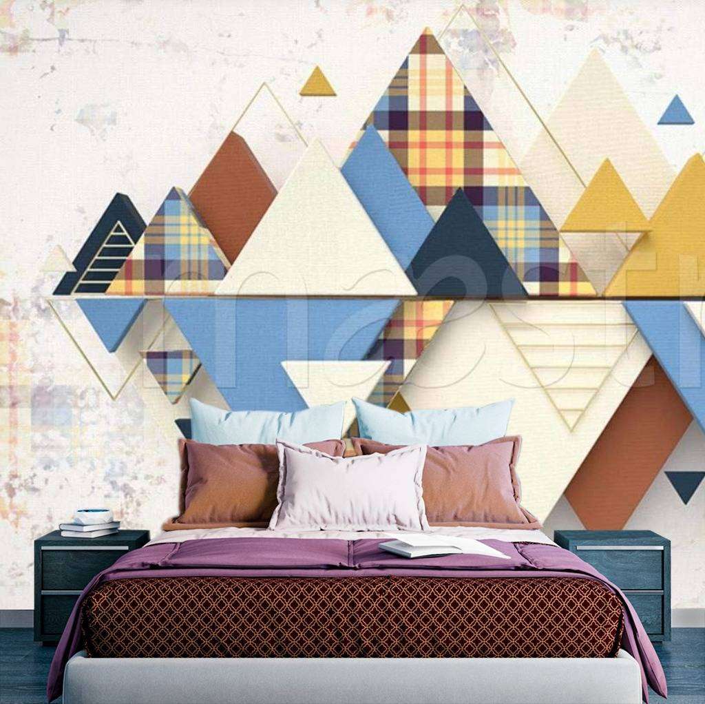 Фотообои Геометрический трехмерный треугольник  15-020