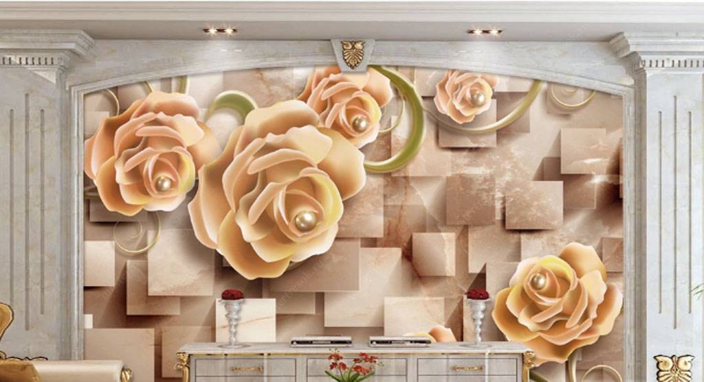 Фотообои Жемчужная роза  15-786