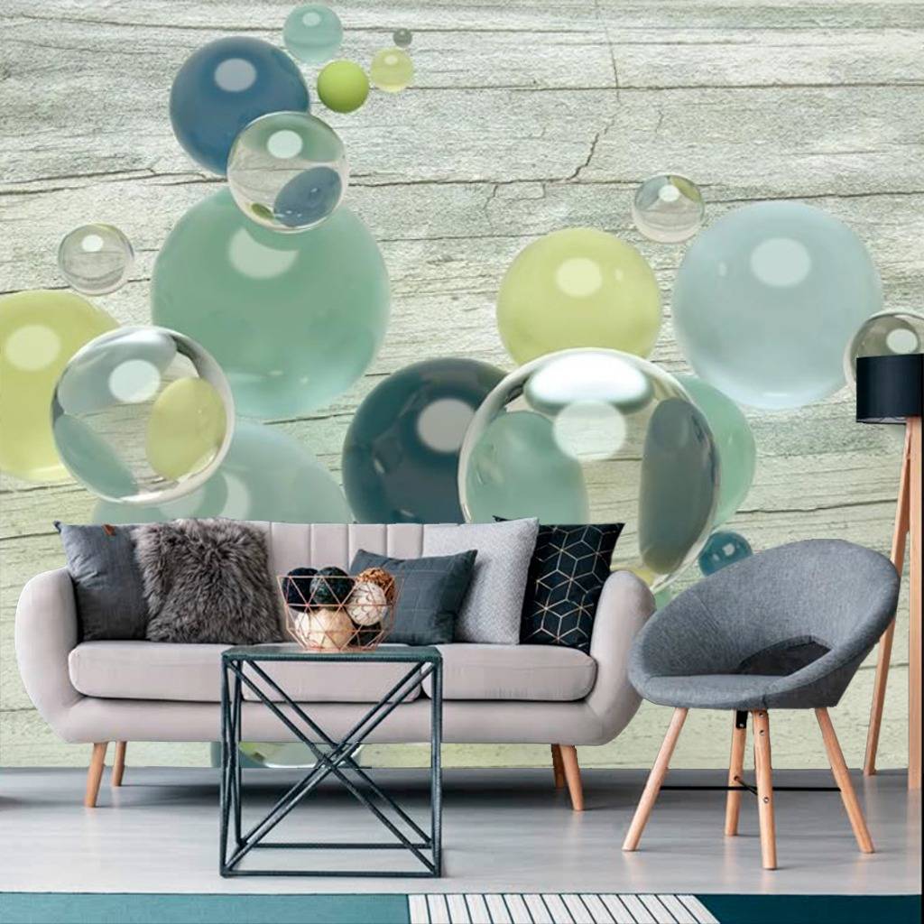 Фотообои 3д хрустальные шары  15-436