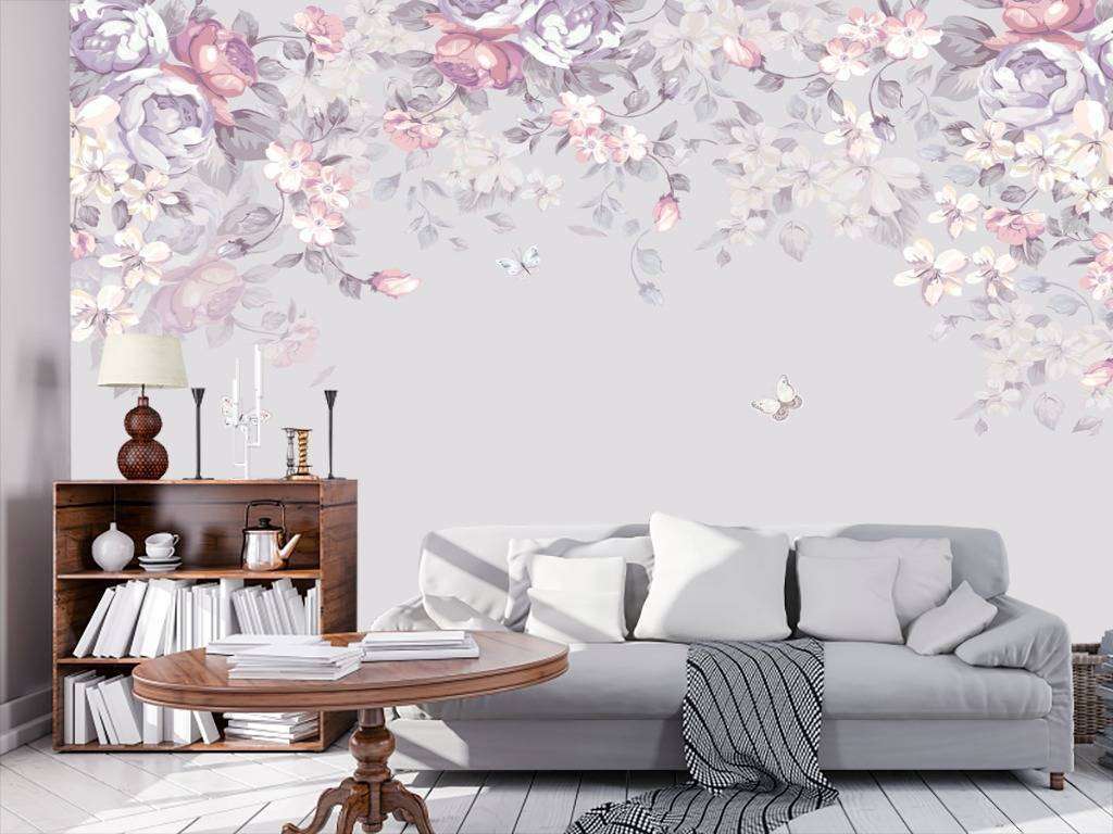 Фотообои Бесшовные обои на стену:  Цветочный фон. Артикул: 10-604  