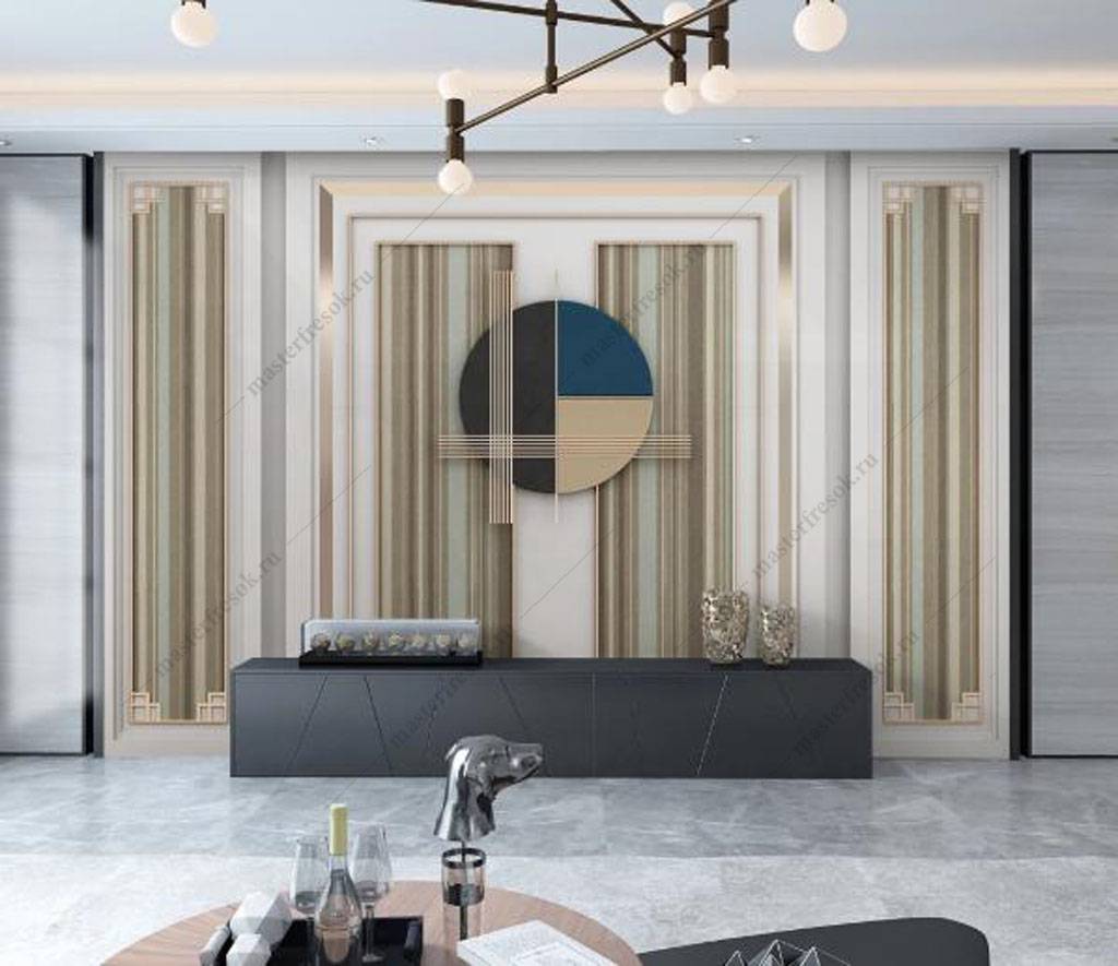 Фотообои Рамки в полоску  16-061