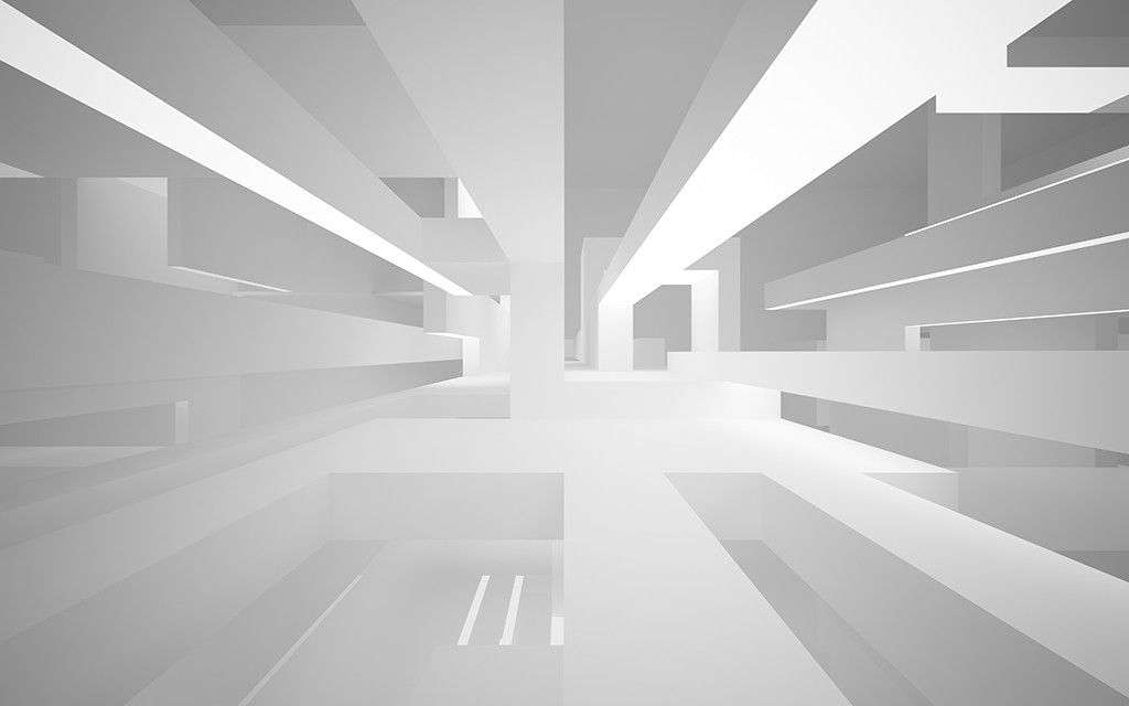 Фотообои в интерьере расщиряющая геометрия  10-989 фото