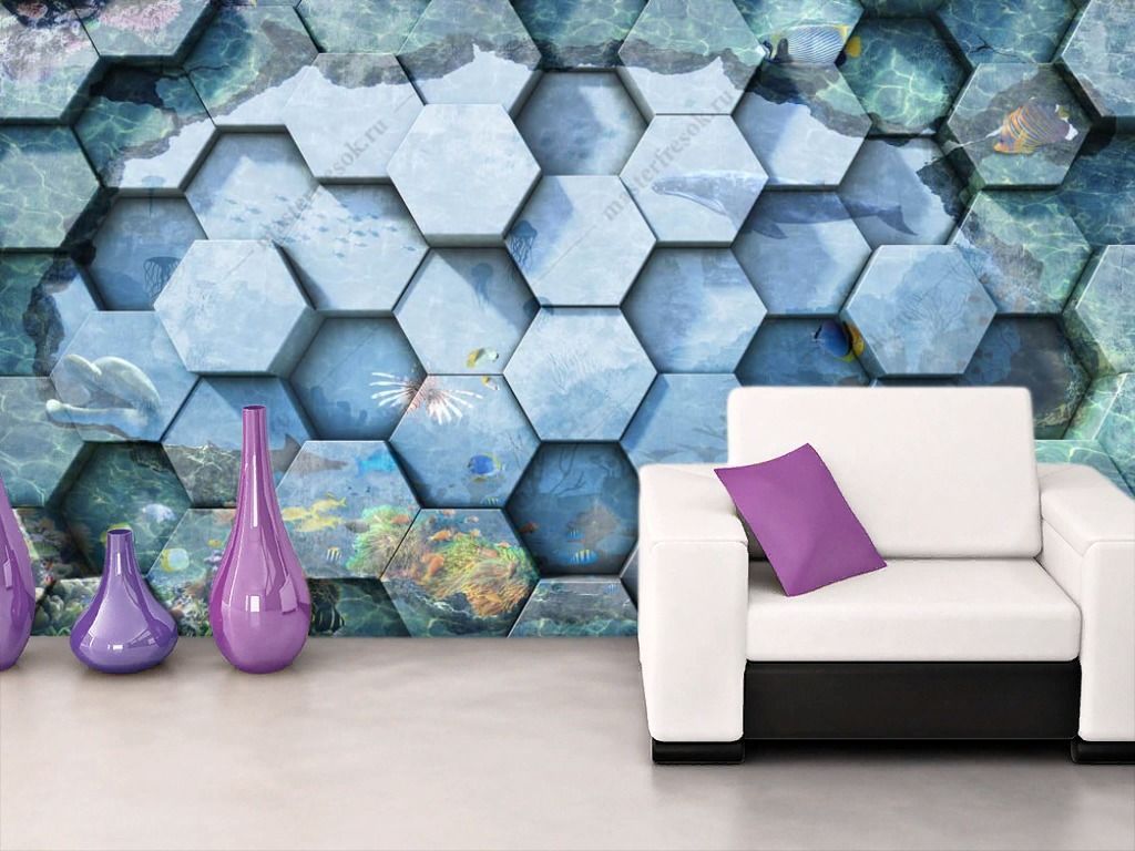 Фотообои Океан 3д  10-932