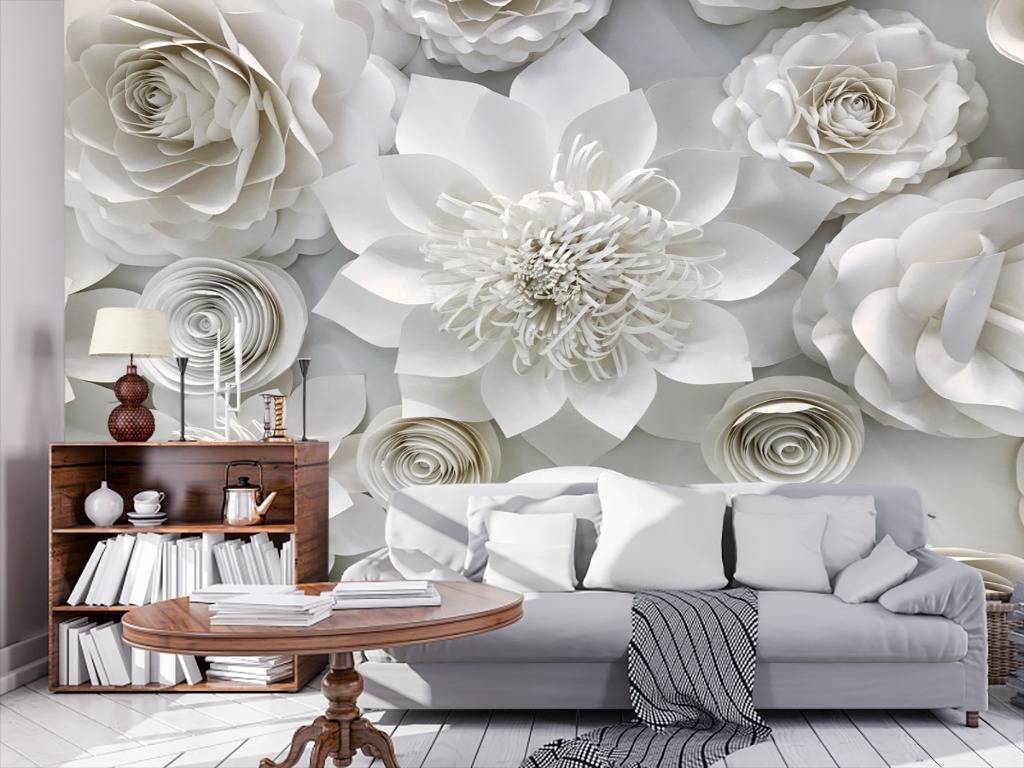 Фотообои Цветы из бумаги  10-606