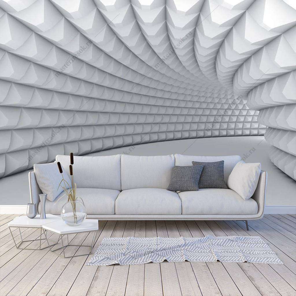 Фотообои Бесшовные обои на стену:  3д тоннель. Артикул: 15-951  