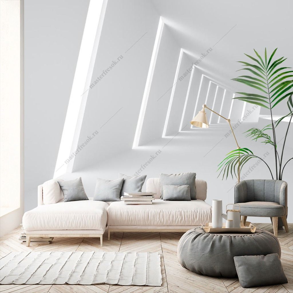 Фотообои 3д тоннель стереоскопический  10-963