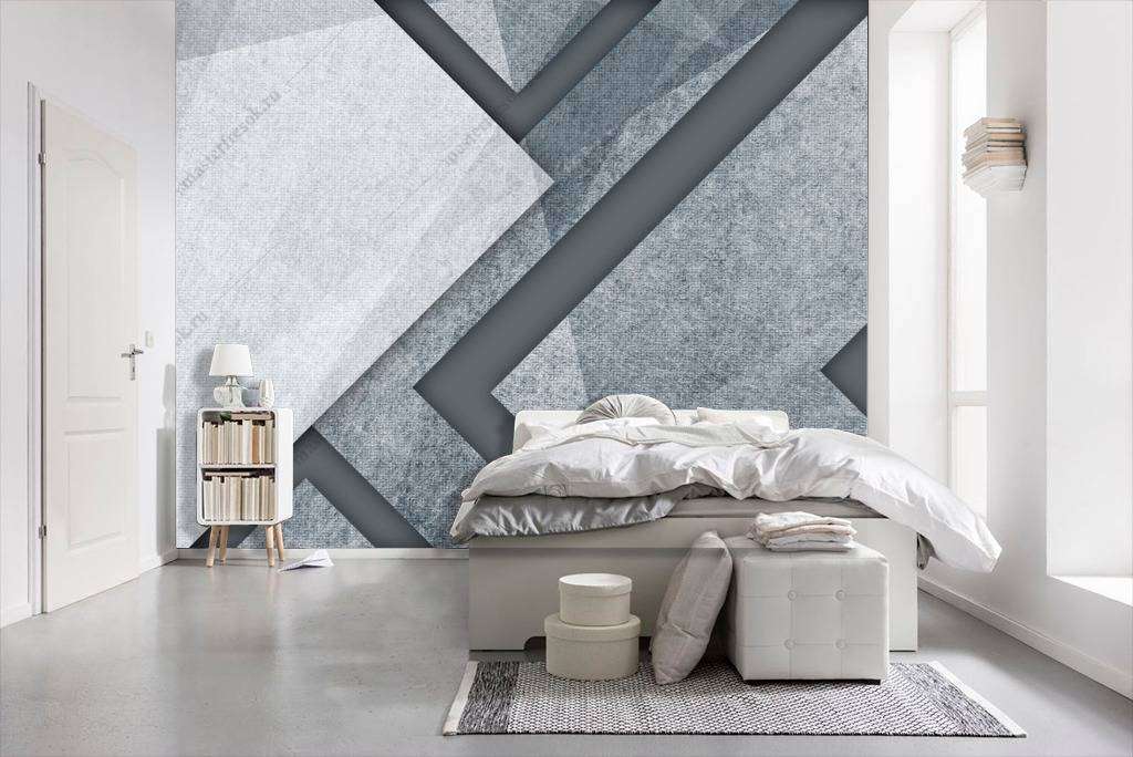 Фотообои в интерьере 3д бетон  10-680 фото