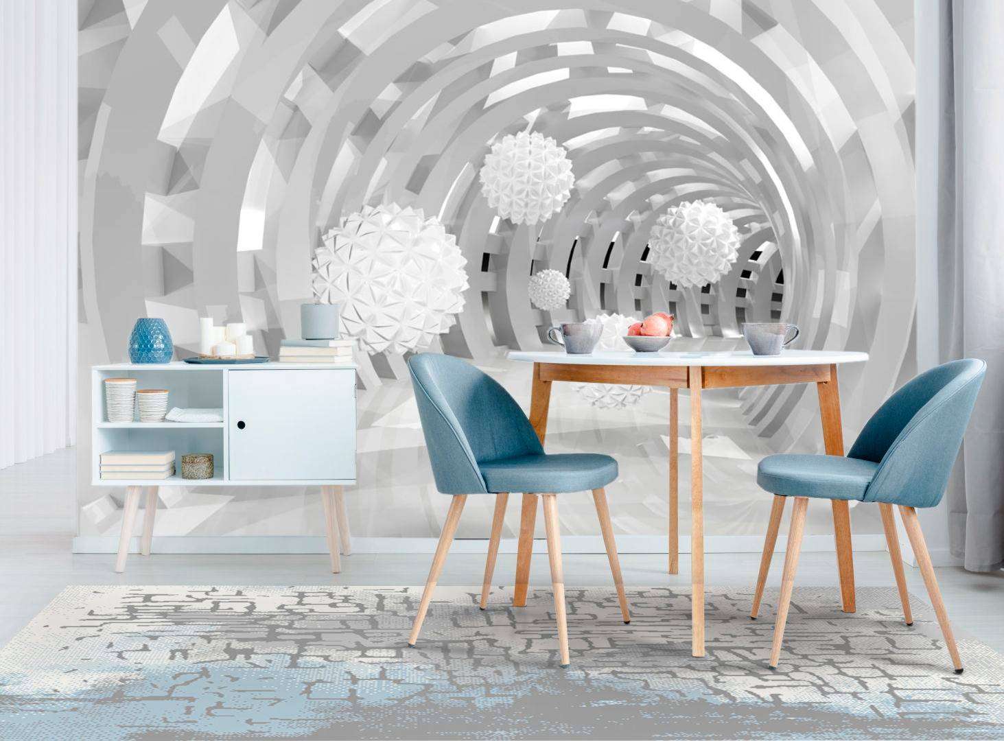 Фотообои в интерьере тоннель  10-615 фото