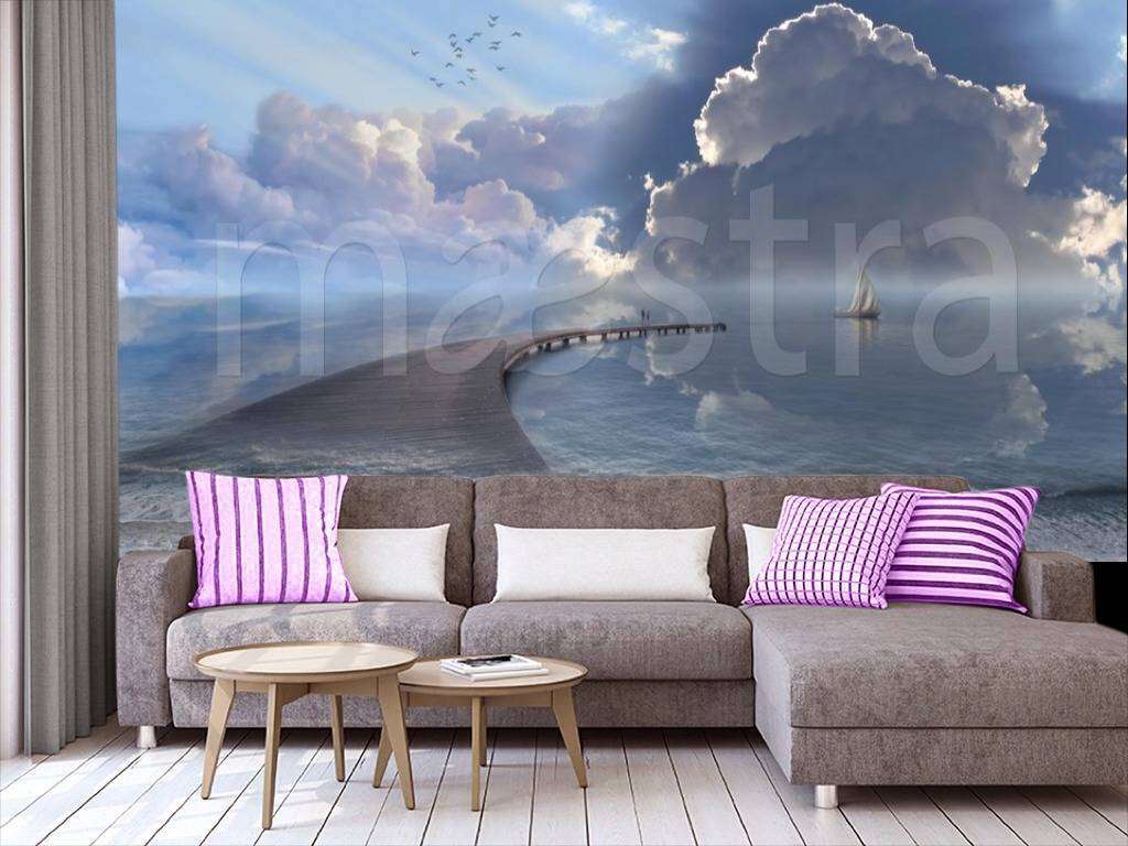 Фотообои Дорога в облака  7-603