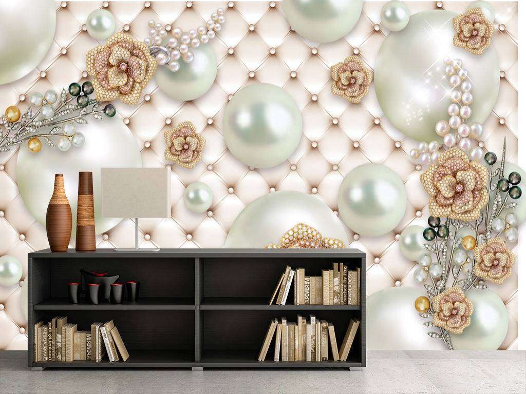 Фотообои в интерьере жемчуг  10-621 фото
