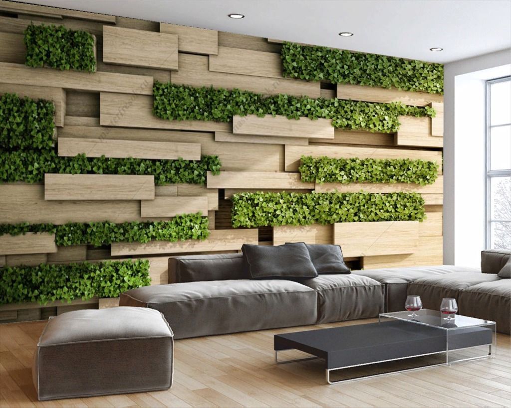 Фотообои Живая 3д стена  10-885