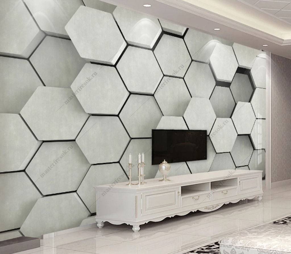 Фотообои Шестиугольник  15-817