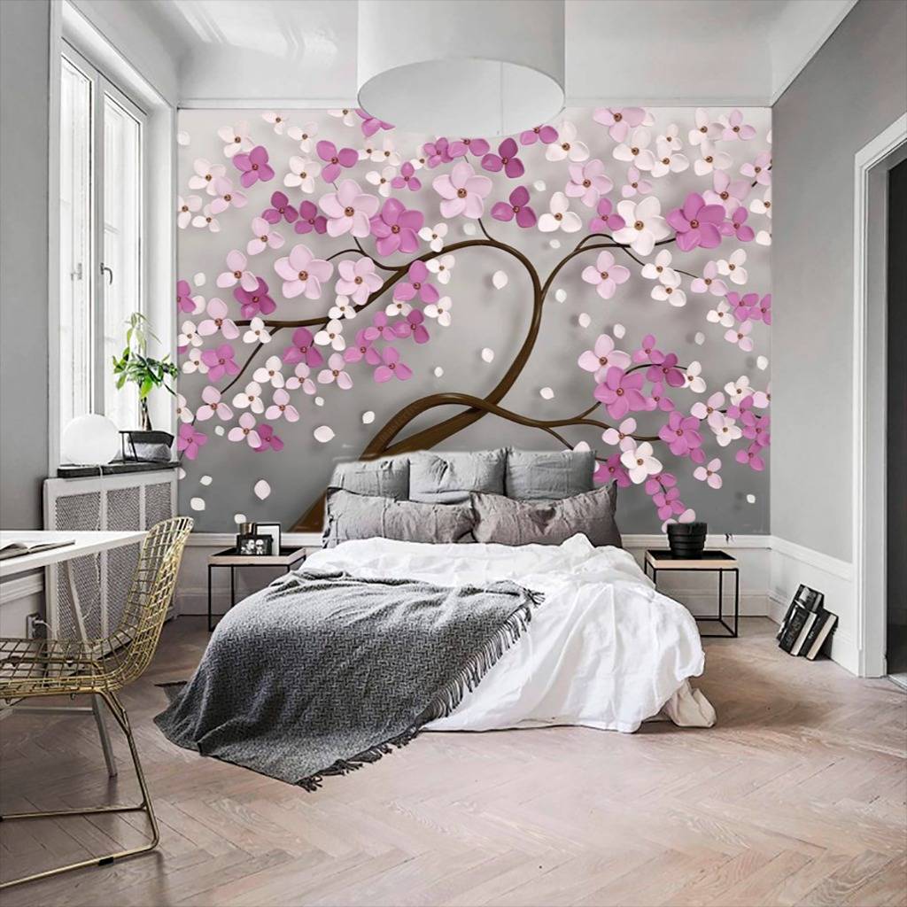 Фотообои Сиреневое дерево  15-596