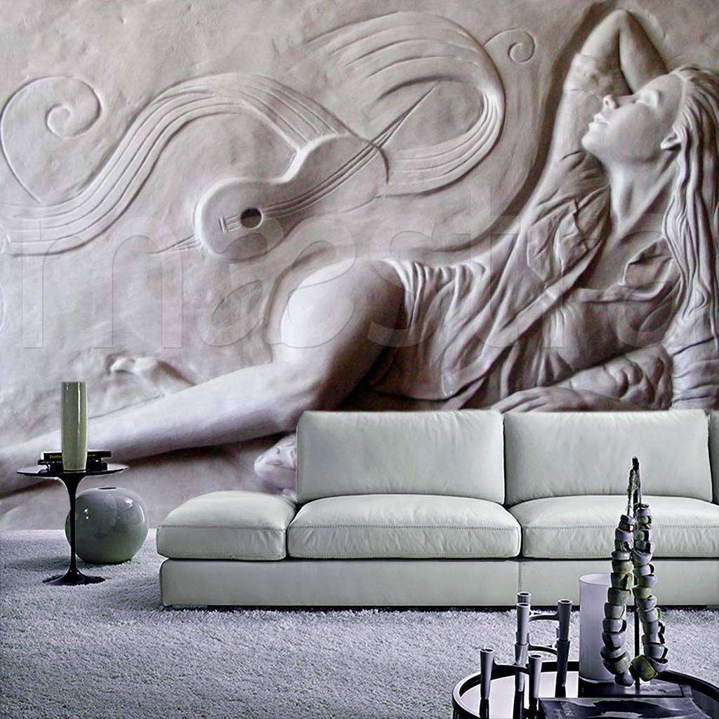 Фотообои Женщина 3д барельеф  7-803