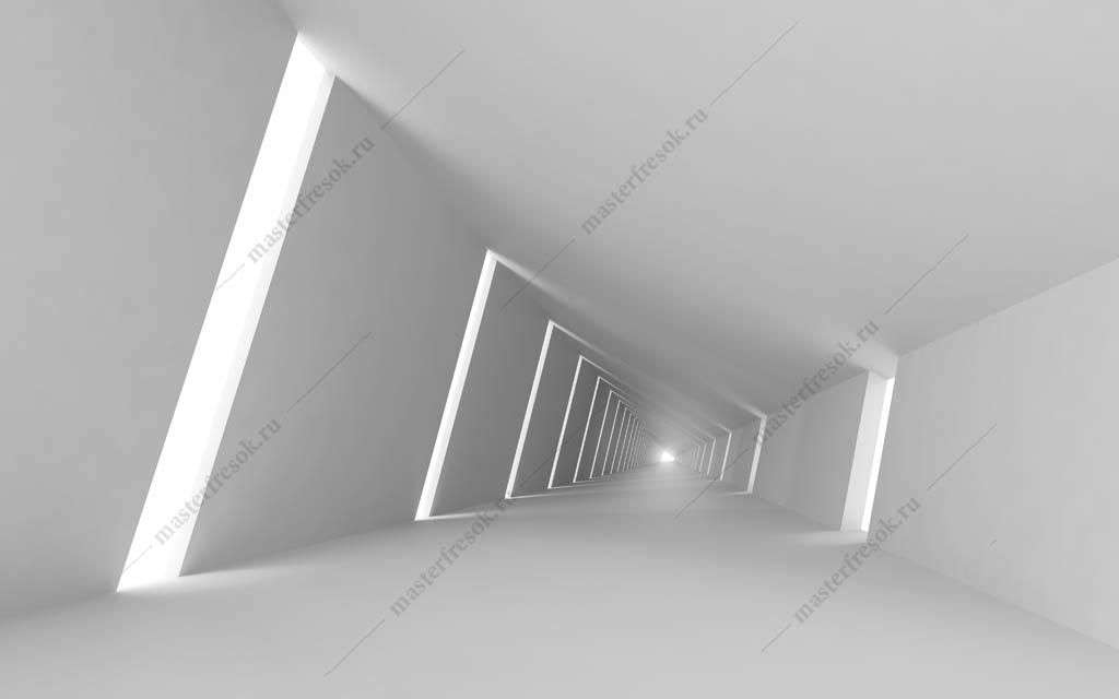 Фотообои в интерьере тоннель 3д  10-960 фото