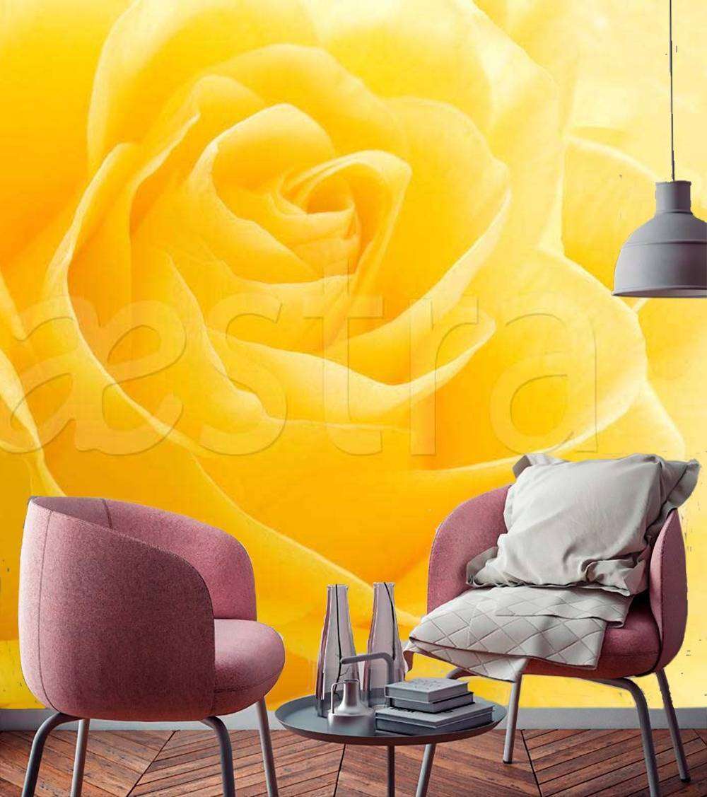 Фотообои Желтые розы пышные  10-301