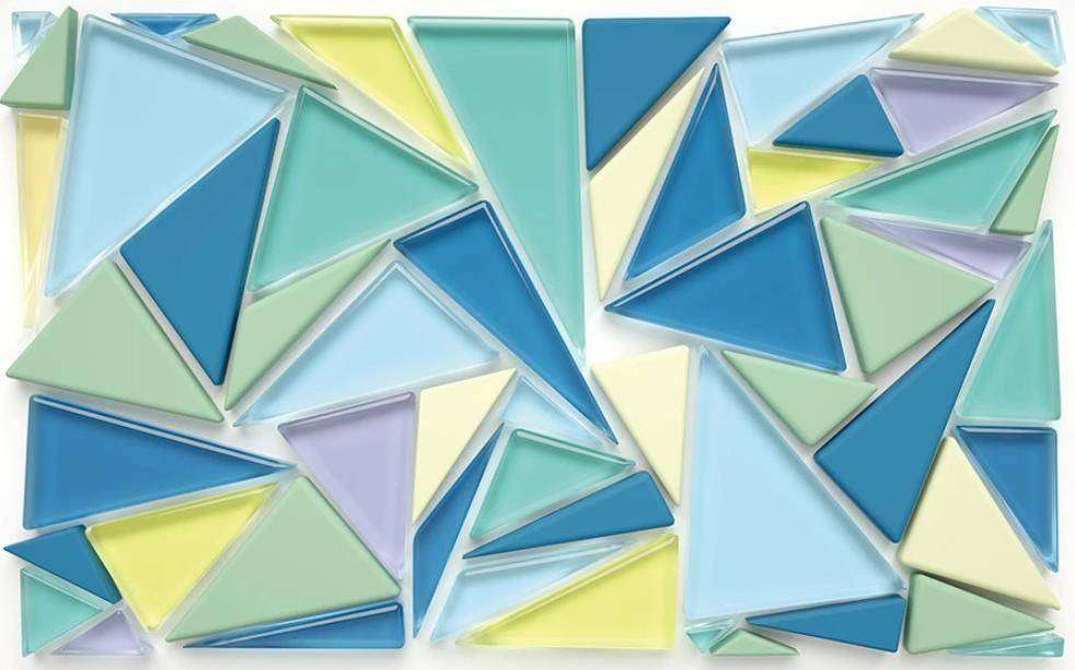 Фотообои в интерьере 3д хрустальная мозаика  15-435 фото