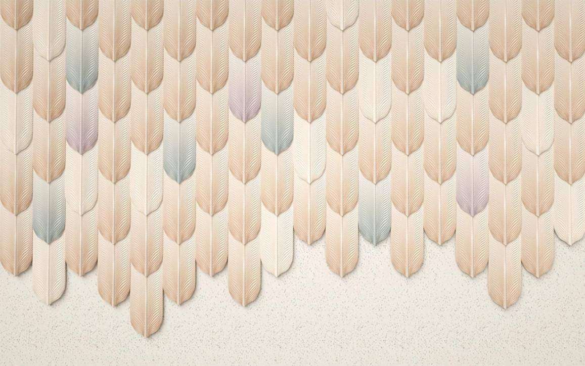 Фотообои в интерьере стереоскопические панели  15-414 фото