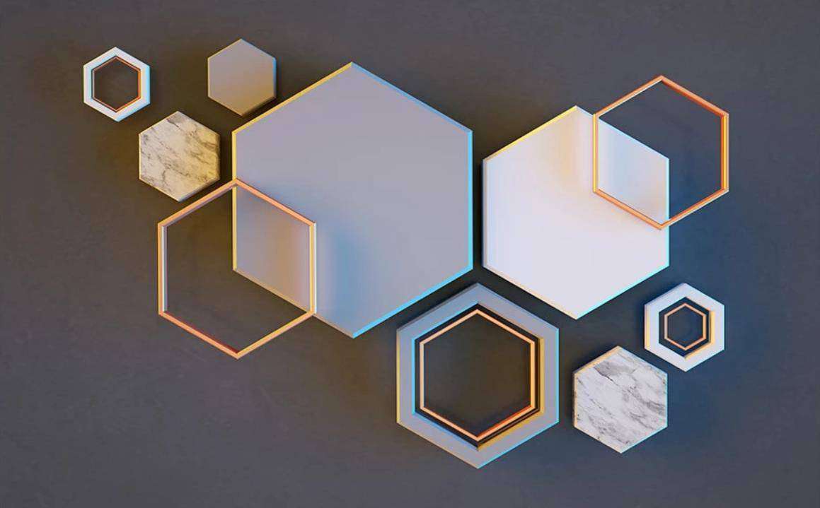 Фотообои в интерьере 3д стереоскопические серые  15-365 фото