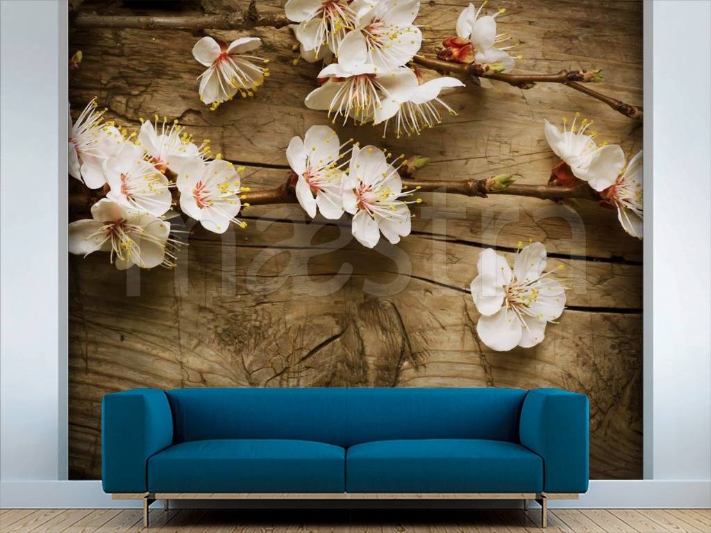 Фотообои Веточки яблоня  3-182