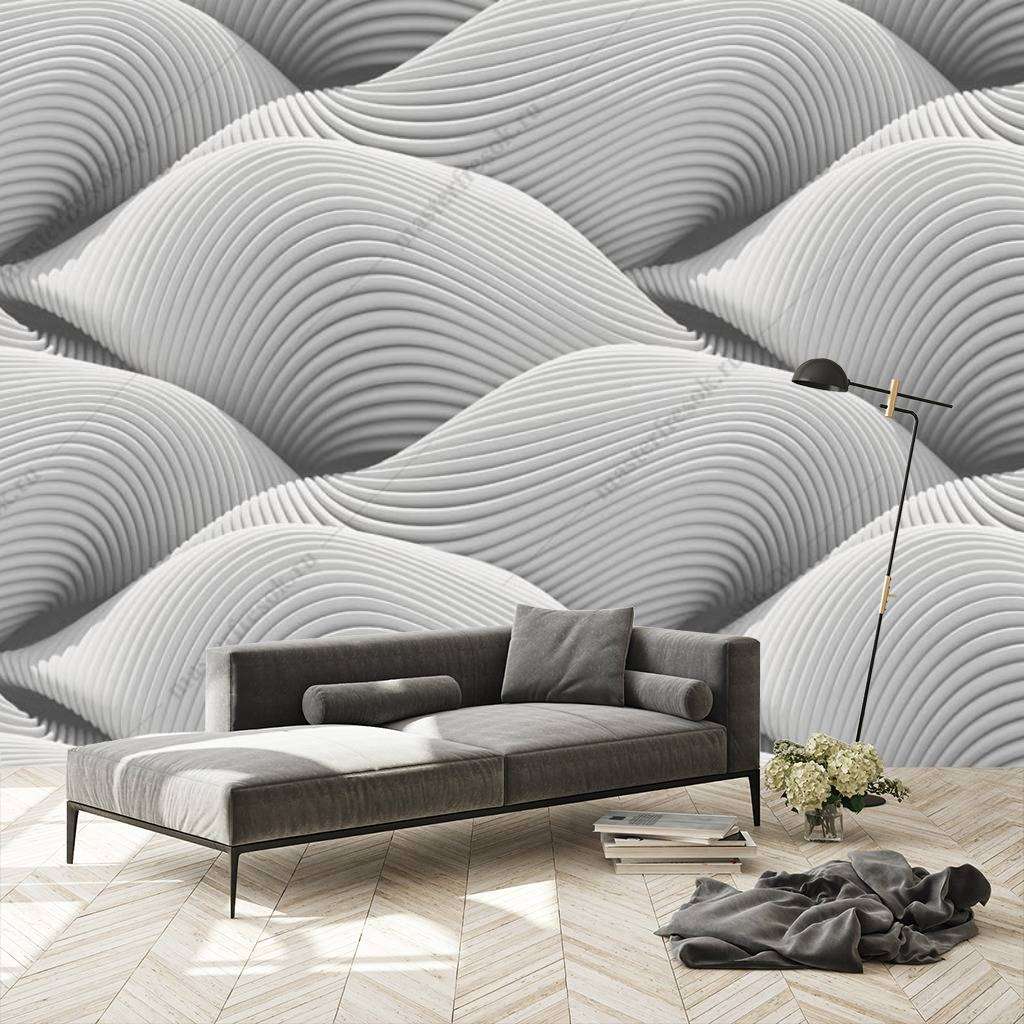 Фотообои 3д волнообразная фактура  10-809