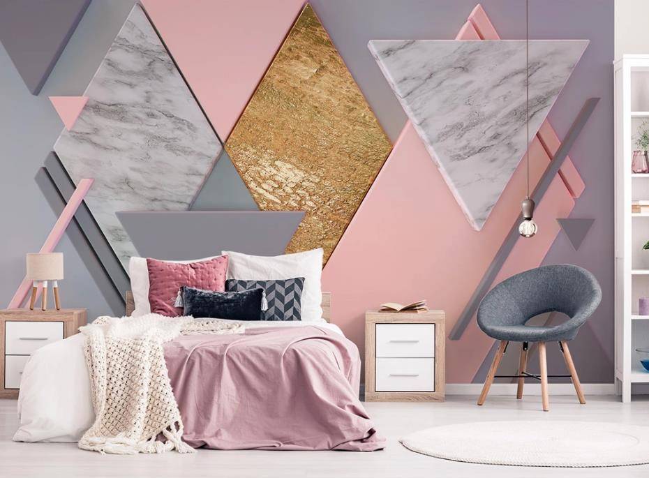 Фотообои Цветная геометрия  15-587