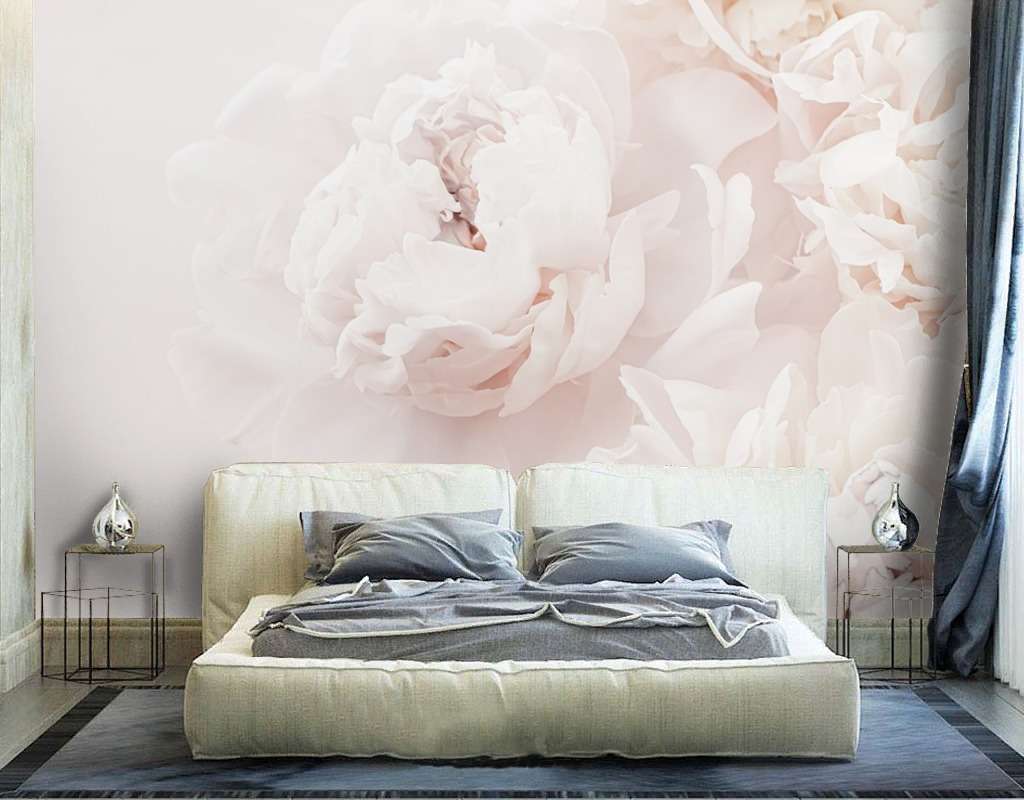 Фотообои Фотообои пион светлый 3д (9-2036)