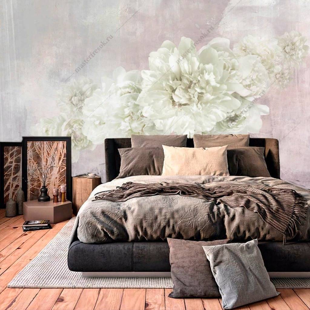 Фотообои Пионы Айвори  14-127