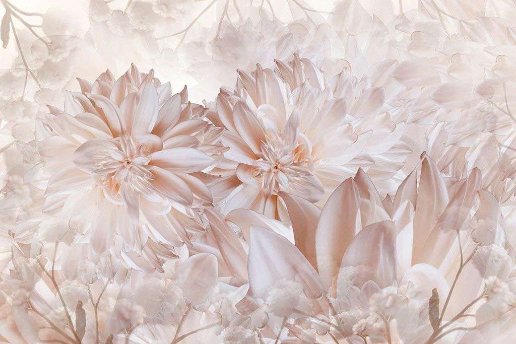 Фотообои в интерьере розовый бутон  9-1447 фото