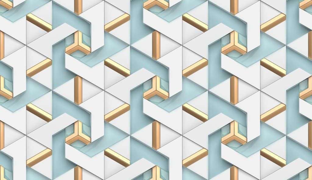 Фотообои в интерьере лабиринт 3д  9-1583 фото