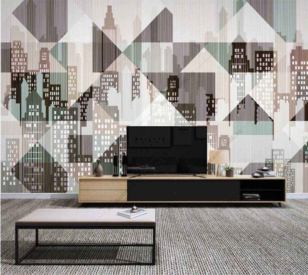 Фотообои Нарисованный город  15-847